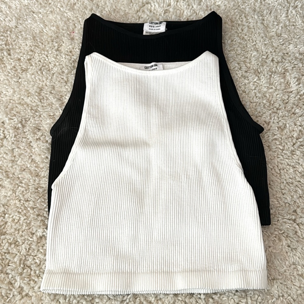 Cotton-On Black & White shirt bundle